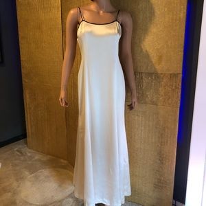 Chanel lined silk gown